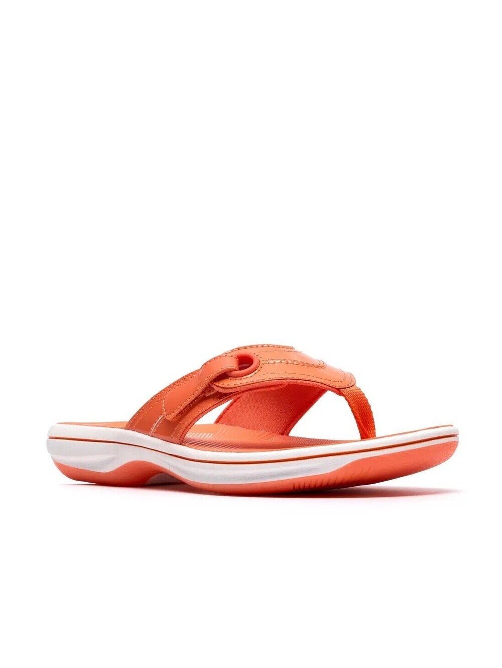 Clarks Cloudsteppers Breeze Re Orange Patent 7M